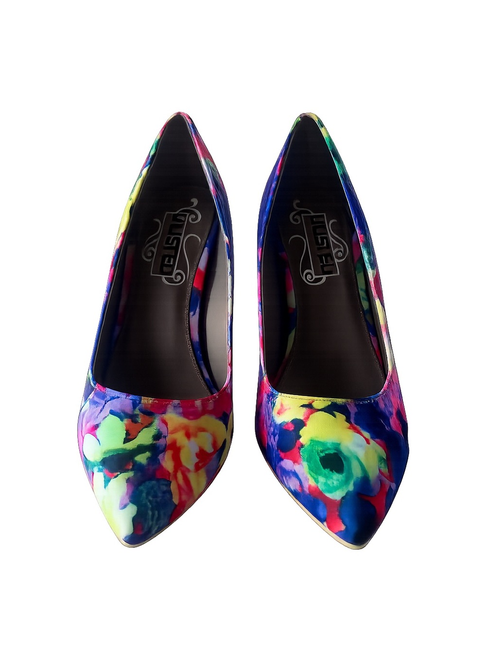 Unlisted by Kenneth Cole “Part Y” Multicolor Floral Pointed-Toe Pumps